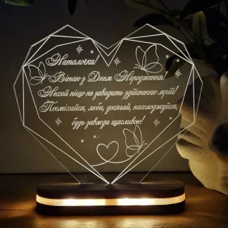 Світильник з унікальним дизайном для святкового подарунка