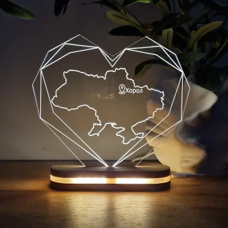 Акриловий світильник з унікальним дизайном України