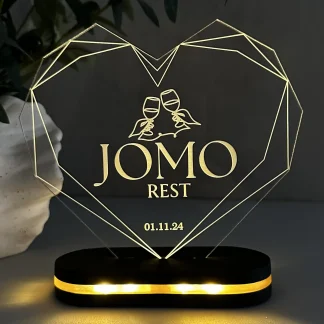 Індивідуальний світильник з логотипом для бізнесу