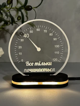 Індивідуальний світильник з унікальним дизайном у подарунок на день народження